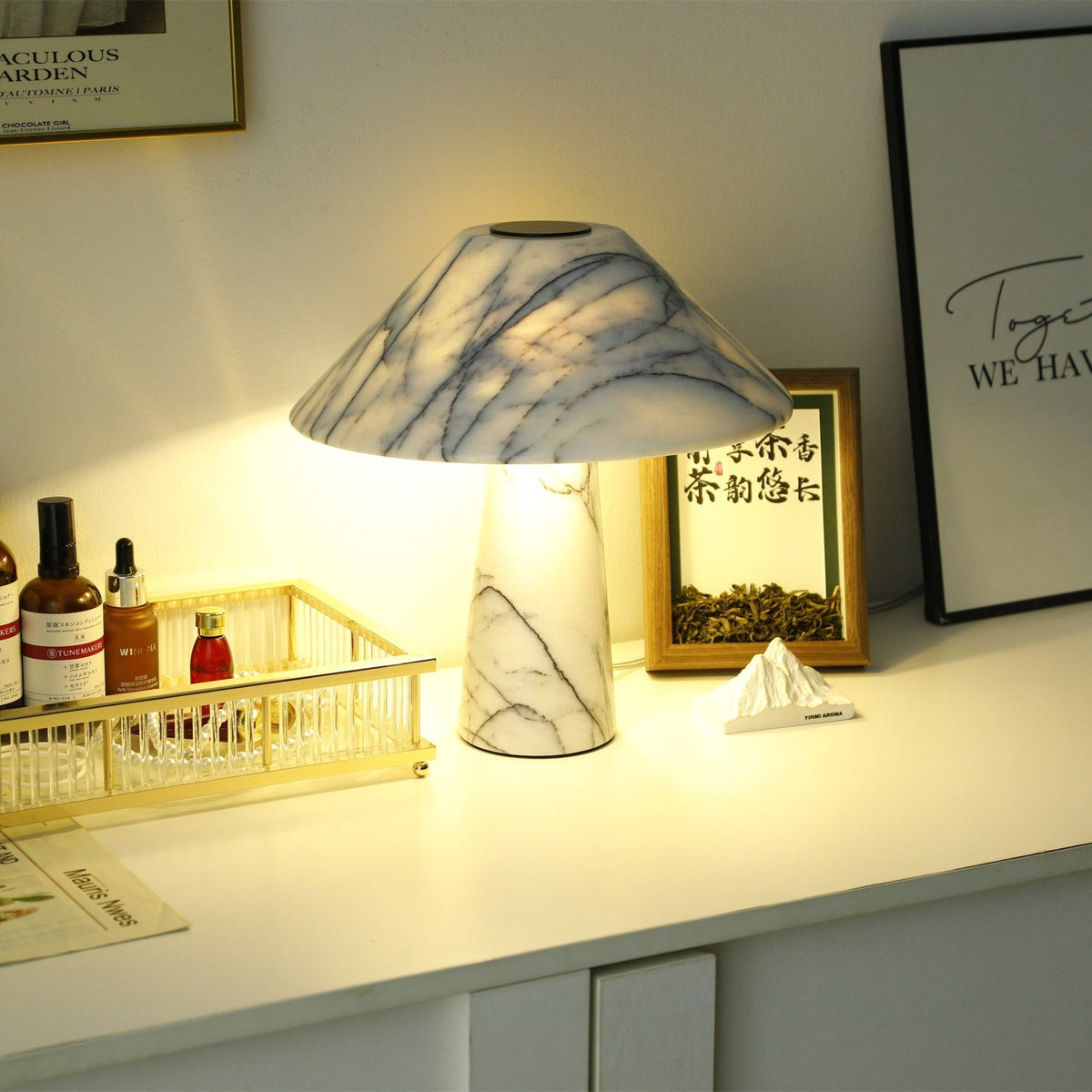 Dashiell Marmer Moderne tafellamp