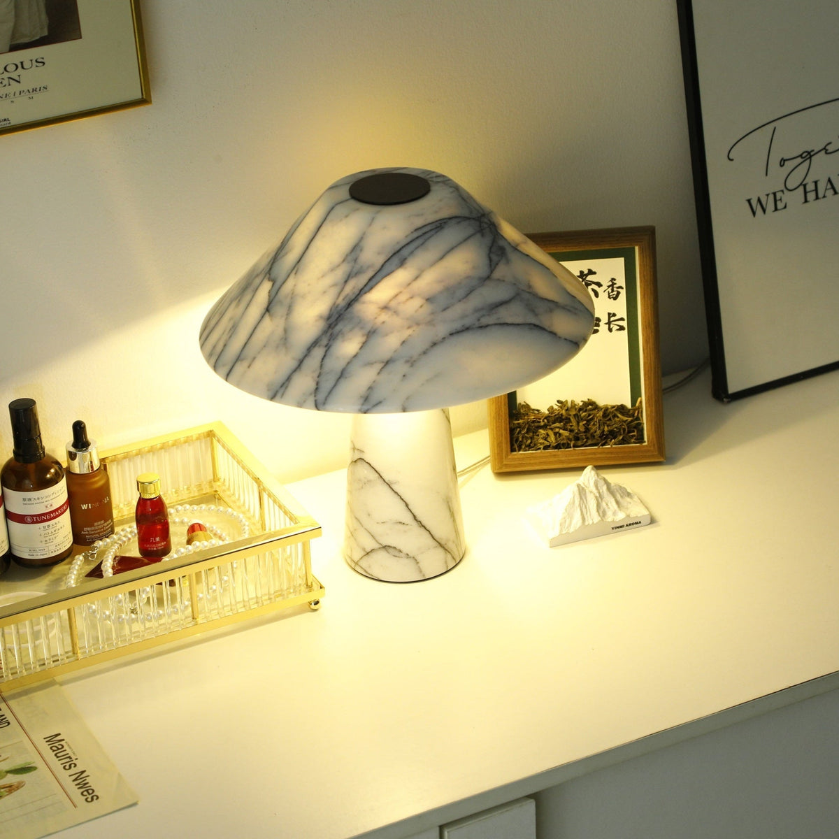 Dashiell Marmer Moderne tafellamp