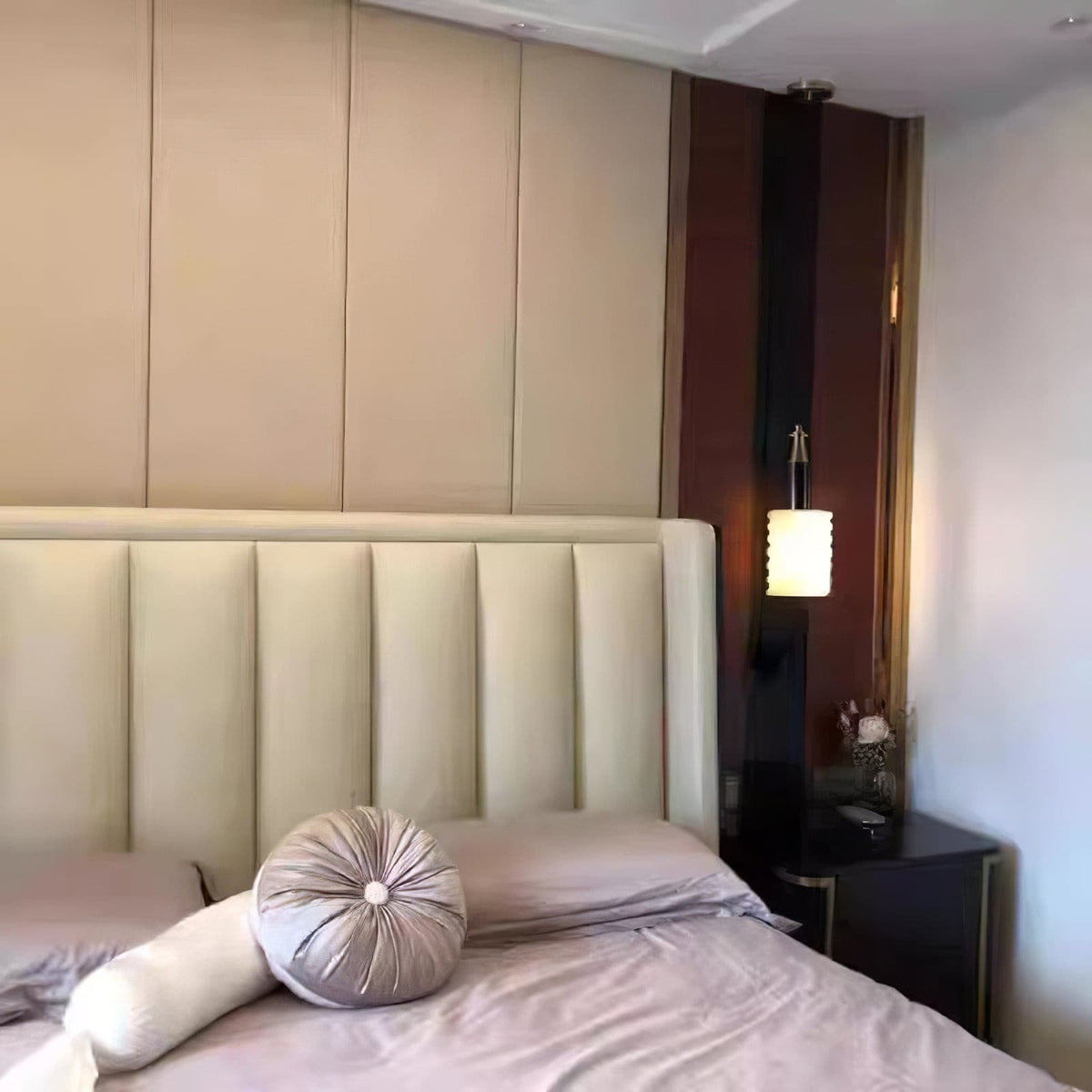 Hanglamp Albast Ribbelcilinder