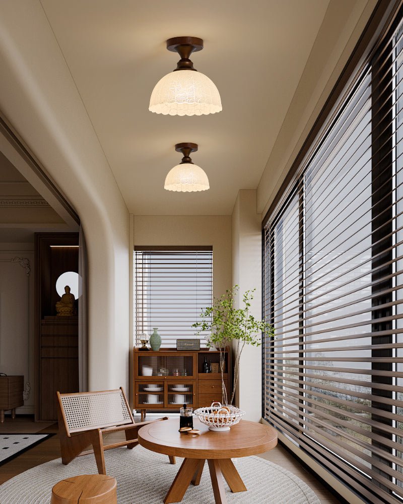 Alveneth Premium Noordse kunst glas plafondlamp
