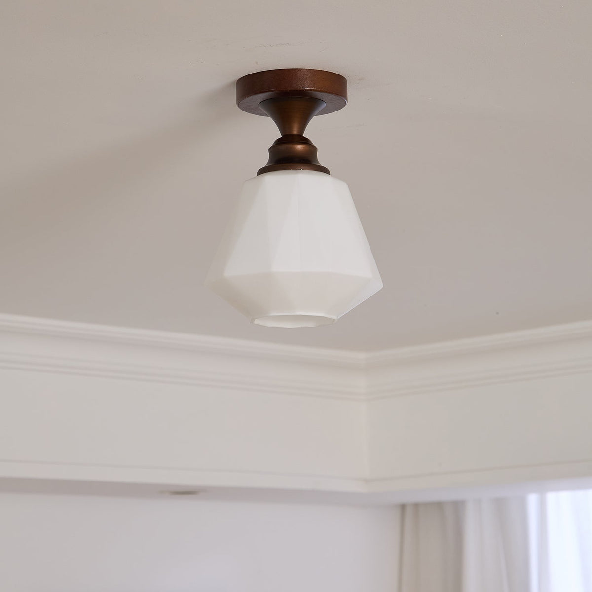 Alveneth Premium Noordse kunst glas plafondlamp