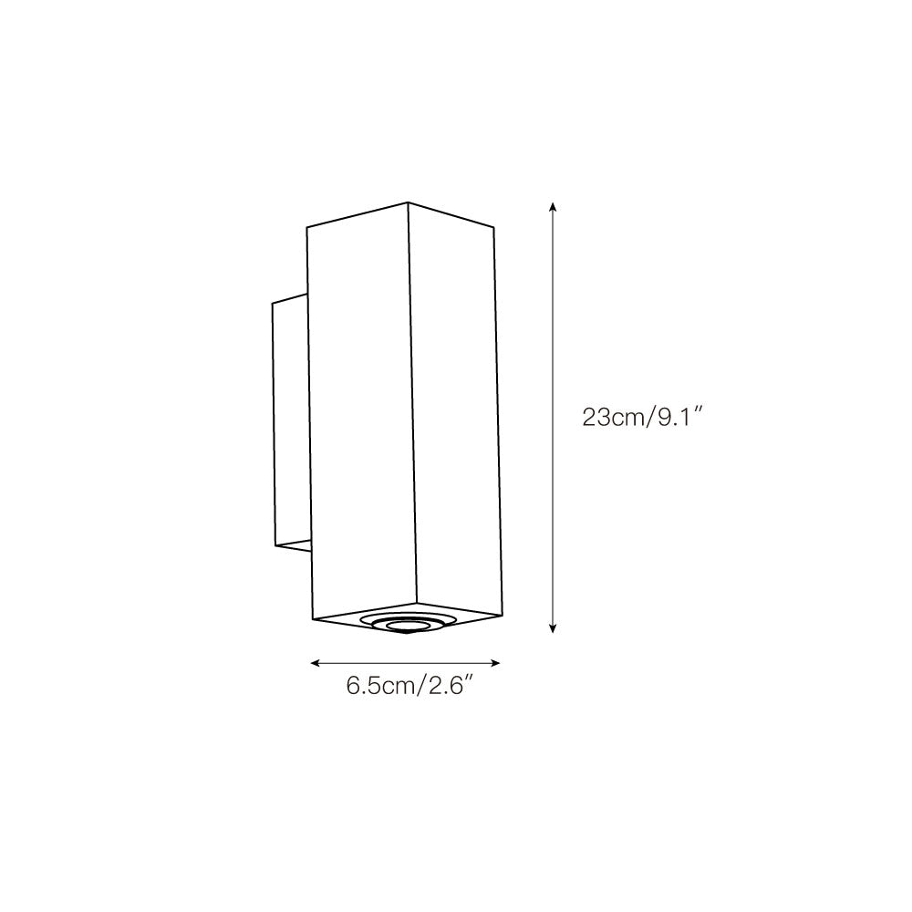 Norenina travertin wandlamp