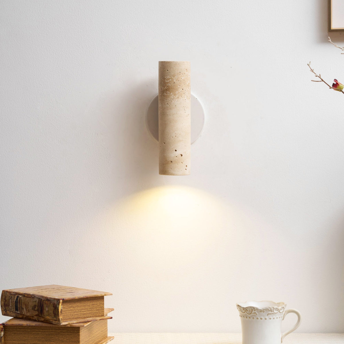 Norenina travertin wandlamp