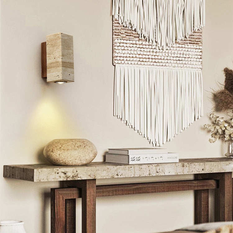 Norenina travertin wandlamp