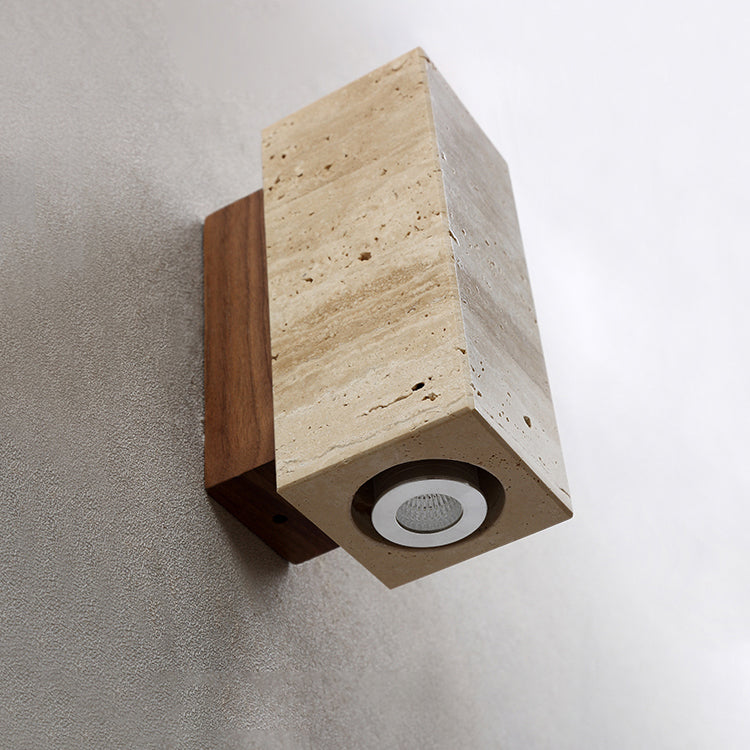 Norenina travertin wandlamp