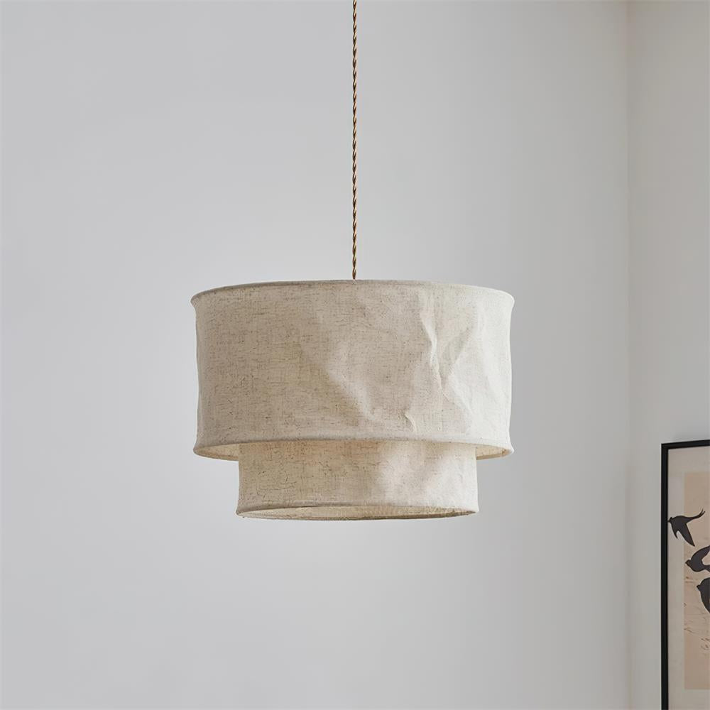 Nuvai hanglamp met natuurlijke linnen