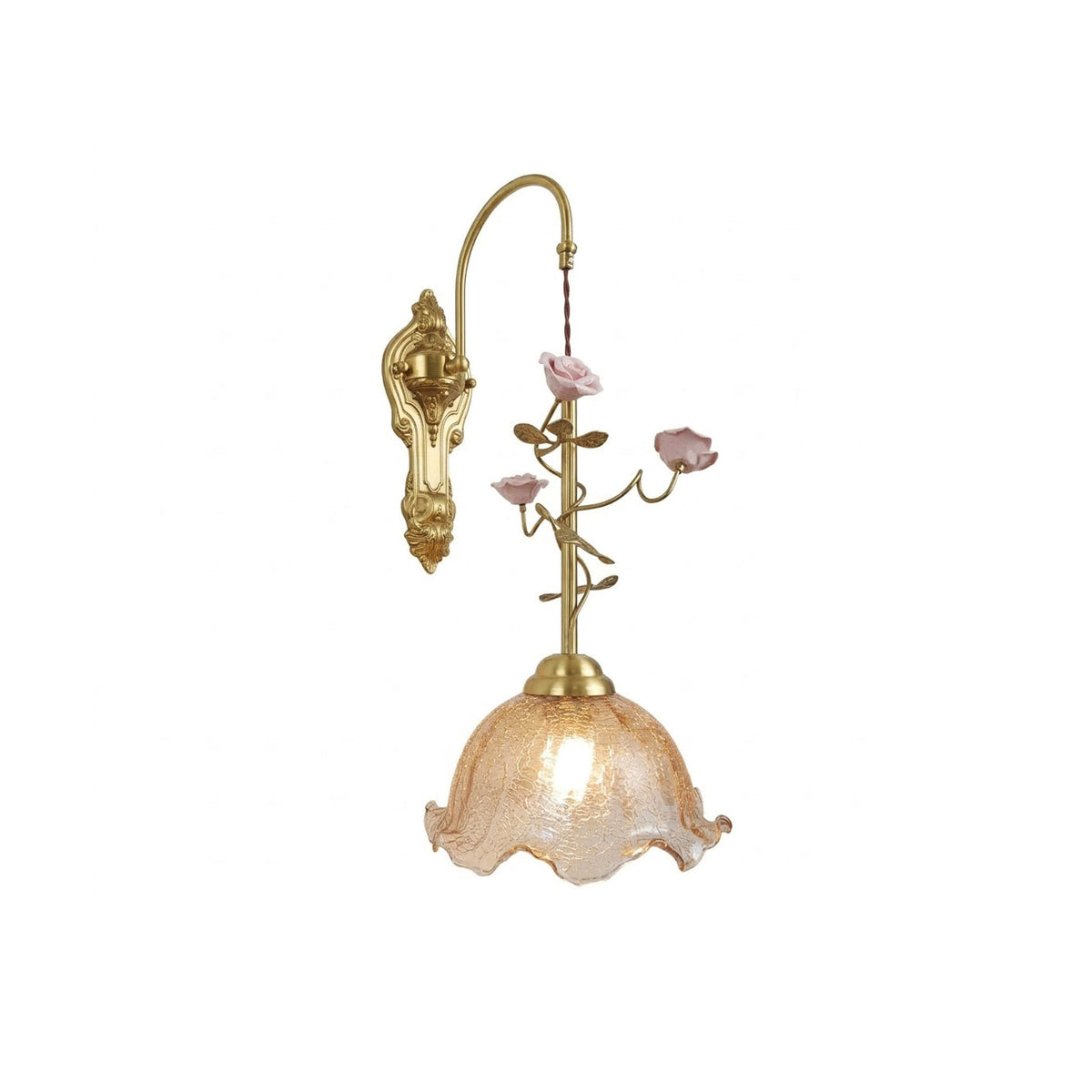 Terielira wandlamp & cognac