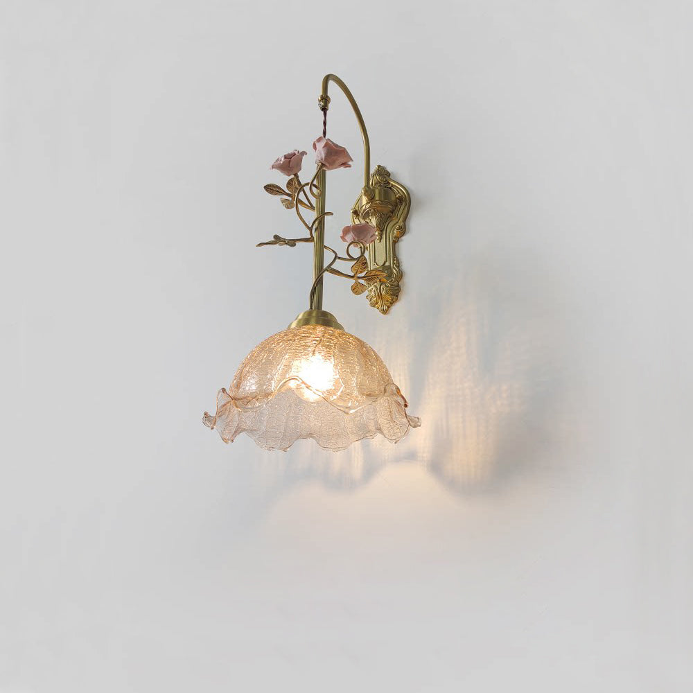 Terielira wandlamp & cognac