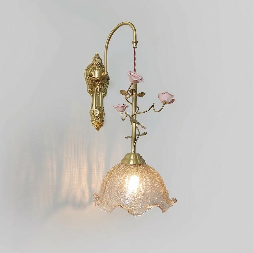 Terielira wandlamp & cognac