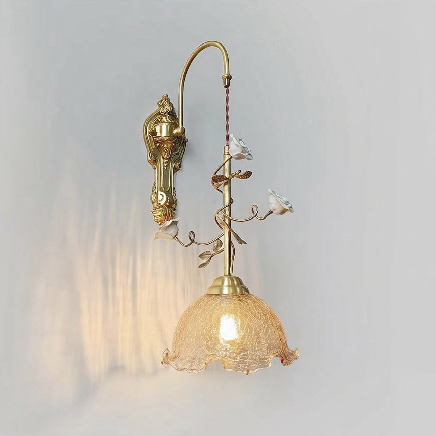 Terielira wandlamp & cognac