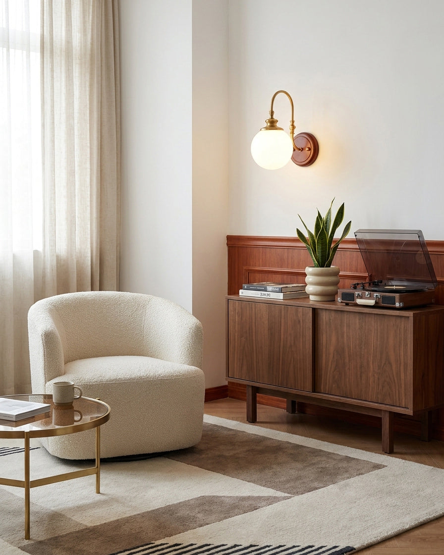 Rosette wandlamp