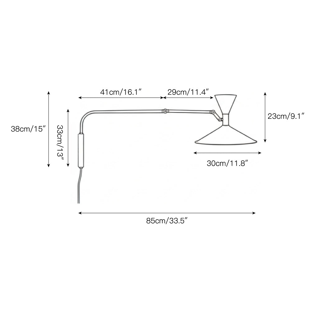Mavren wandlamp