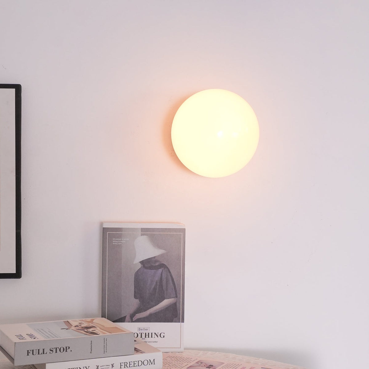 Stefan Moderne minimalistische wandlamp van glas