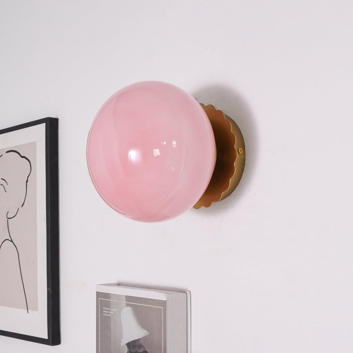 Stefan Moderne minimalistische wandlamp van glas