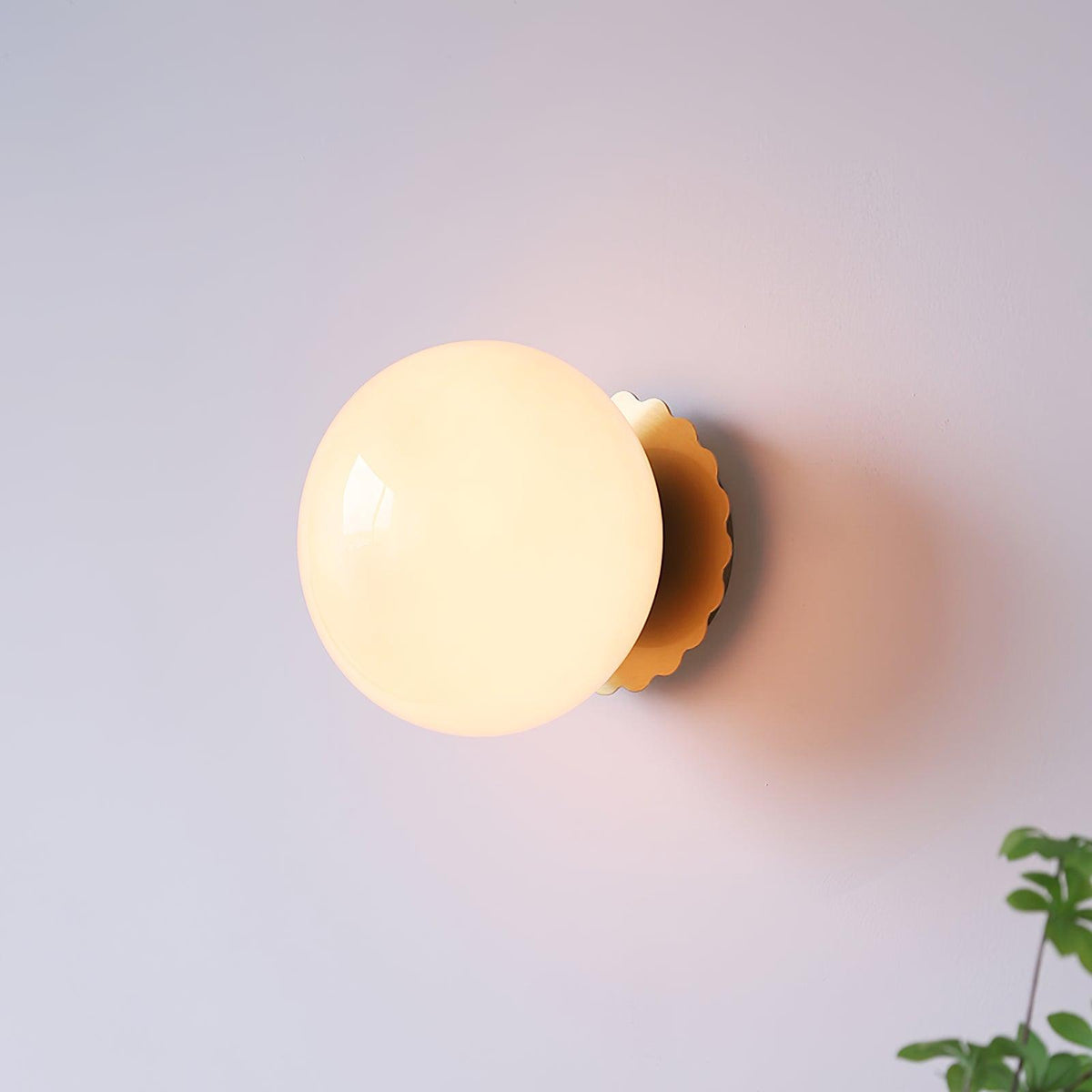 Stefan Moderne minimalistische wandlamp van glas
