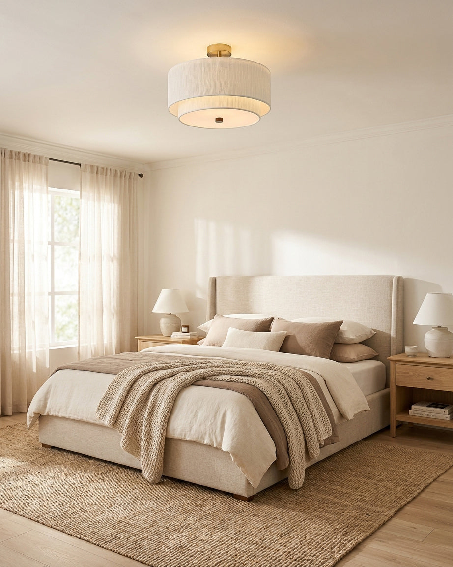 Brie vlakke plafondlamp
