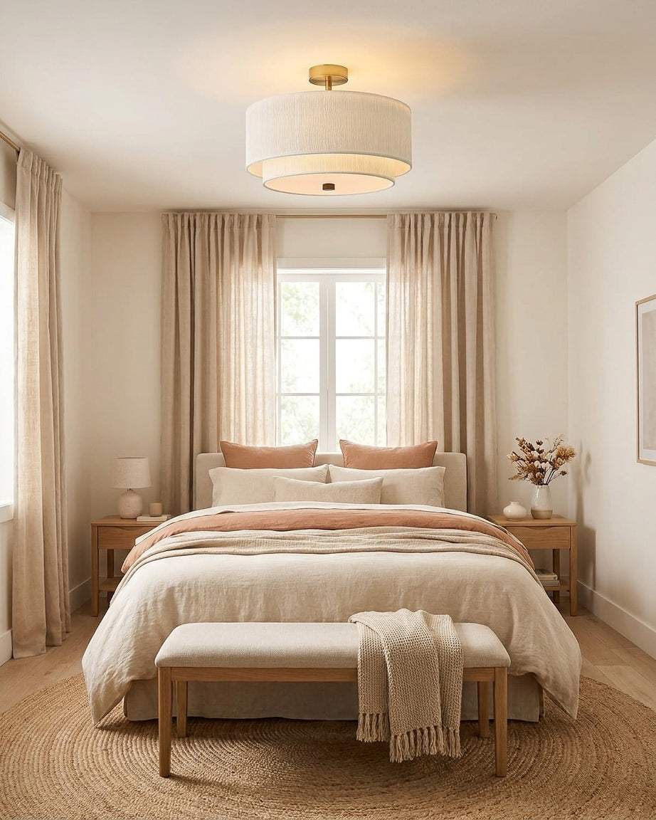 Brie vlakke plafondlamp