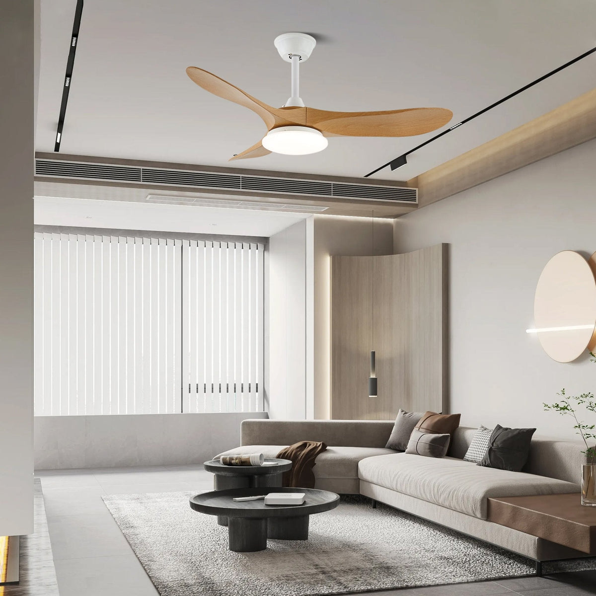 Liorueria plafondventilator met verlichting