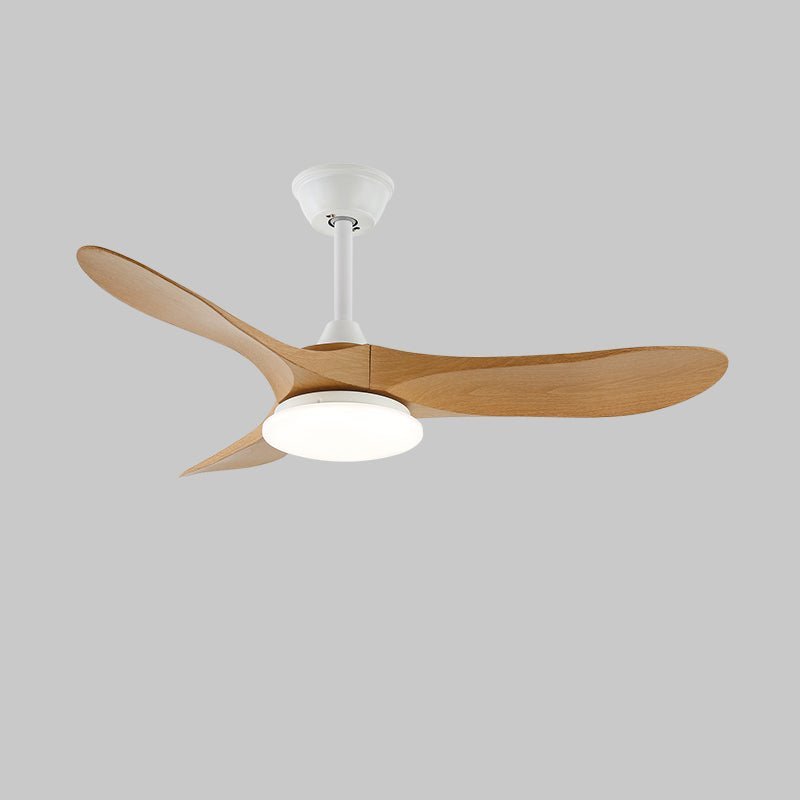 Velix Moderne plafondventilator met verlichting van walnoothout