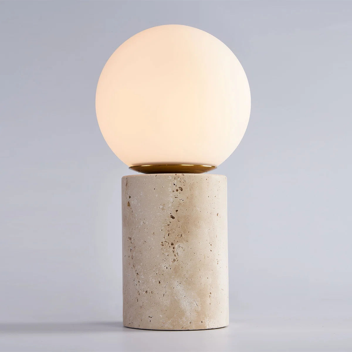 Norinise travertin tafellamp Beige