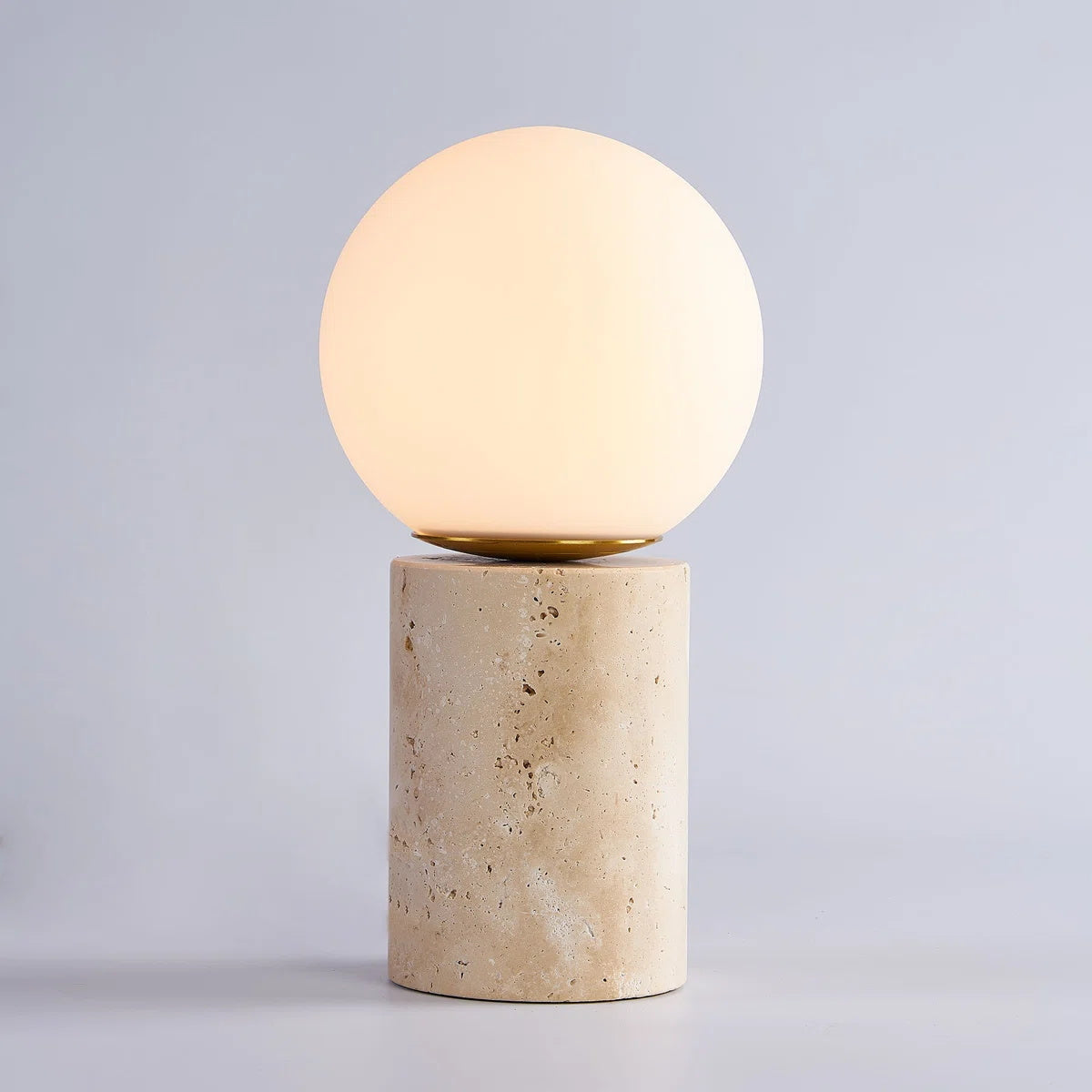 Norinise travertin tafellamp Beige