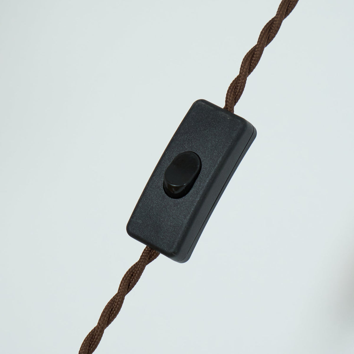 Chara hanglamp met stekker in bruin