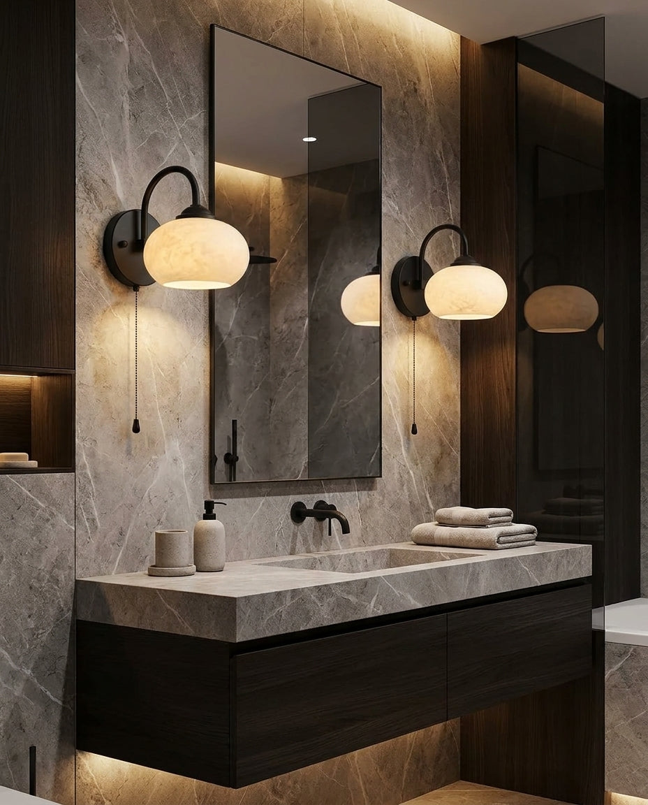 Lintonmont Albasten wandlamp