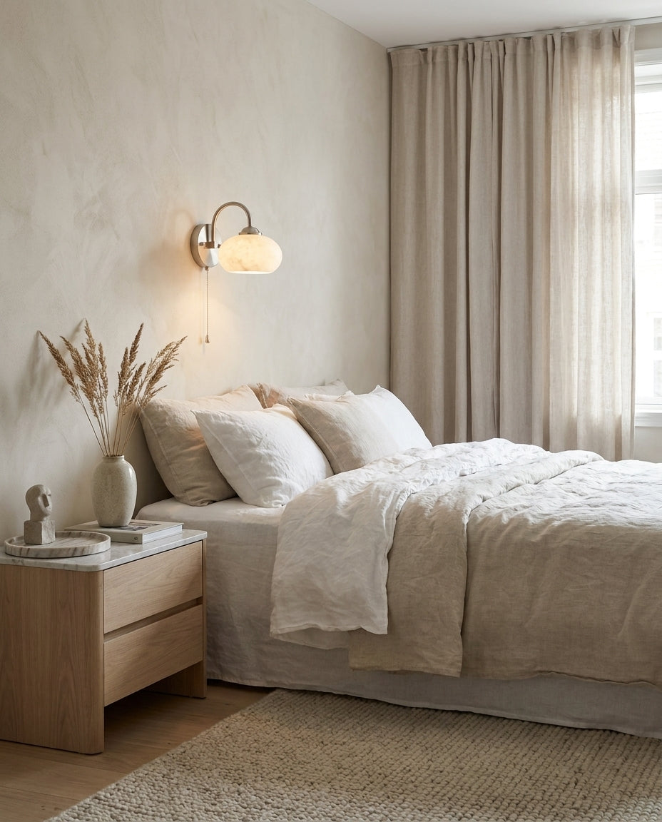 Lintonmont Albasten wandlamp