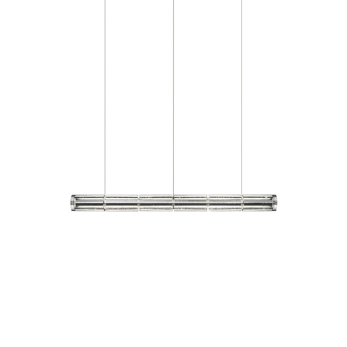 Karoa lineaire hanglamp met matglas