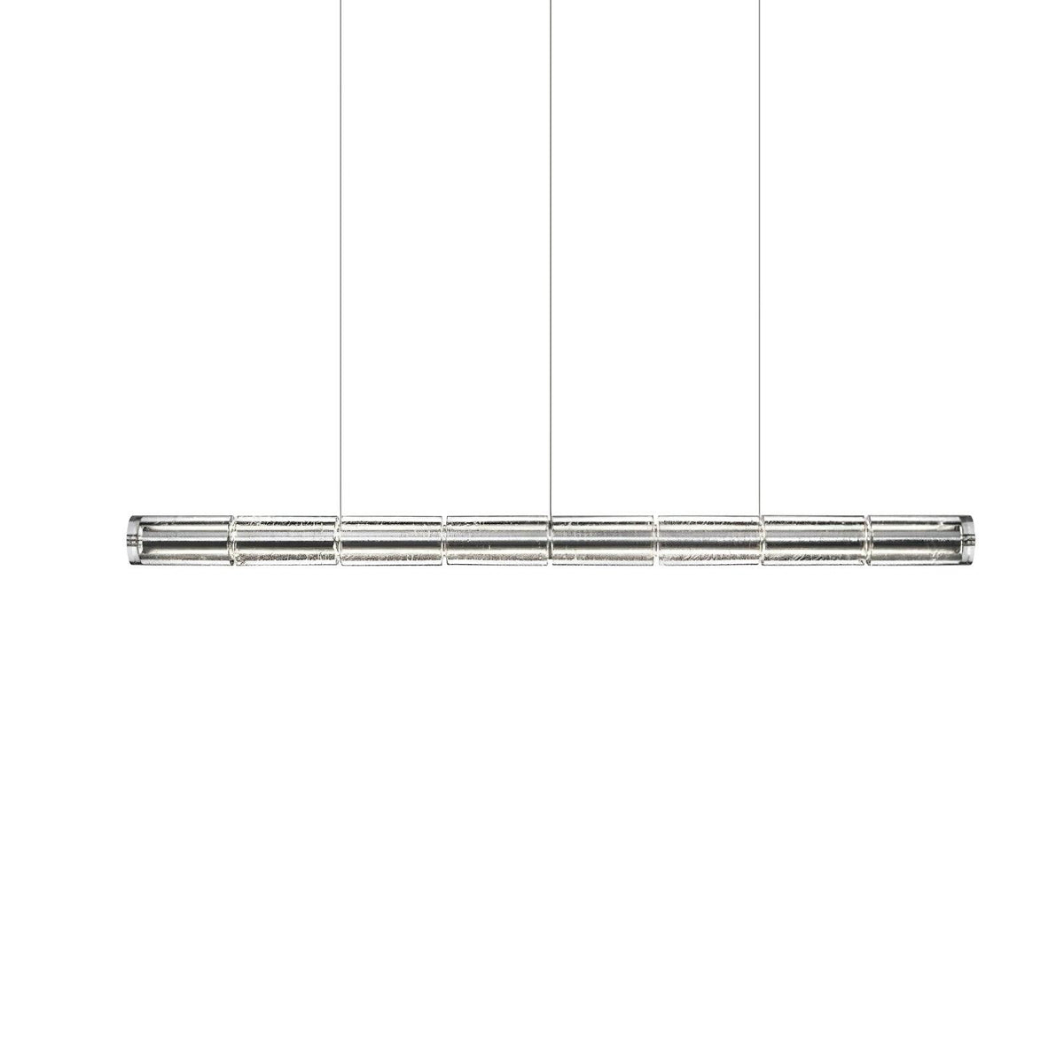 Karoa lineaire hanglamp met matglas