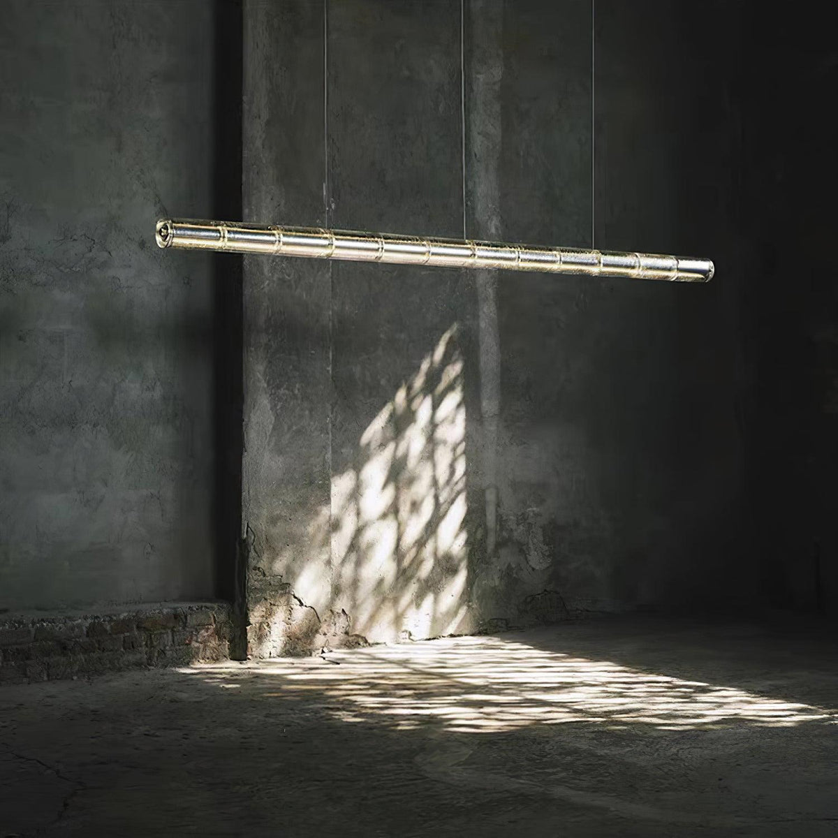 Karoa lineaire hanglamp met matglas