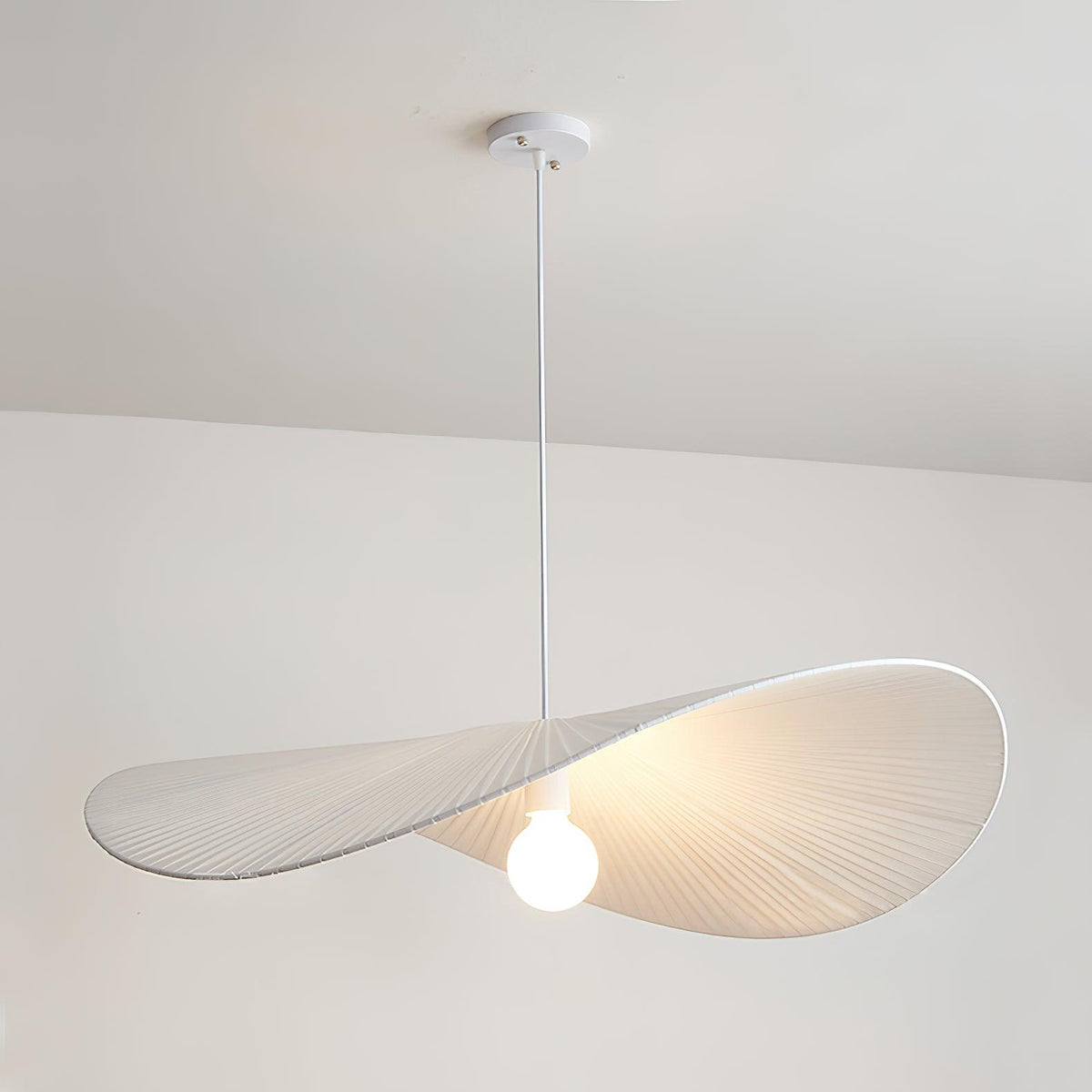 Cedrin hanglamp Wave Natuurlijk