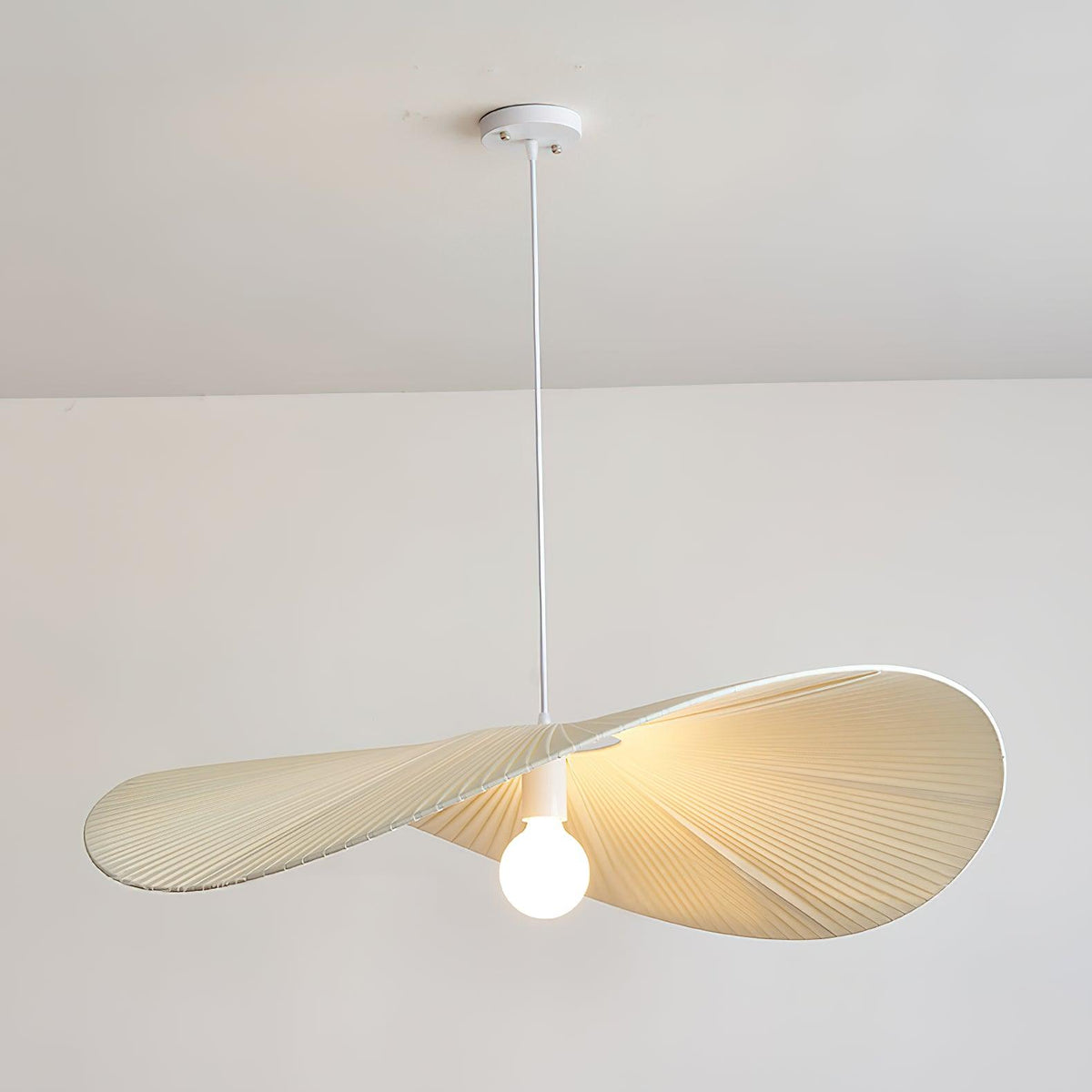 Cedrin hanglamp Wave Natuurlijk