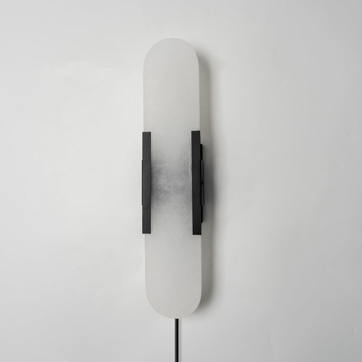 Bano Oblong albasten wandlamp met stekker
