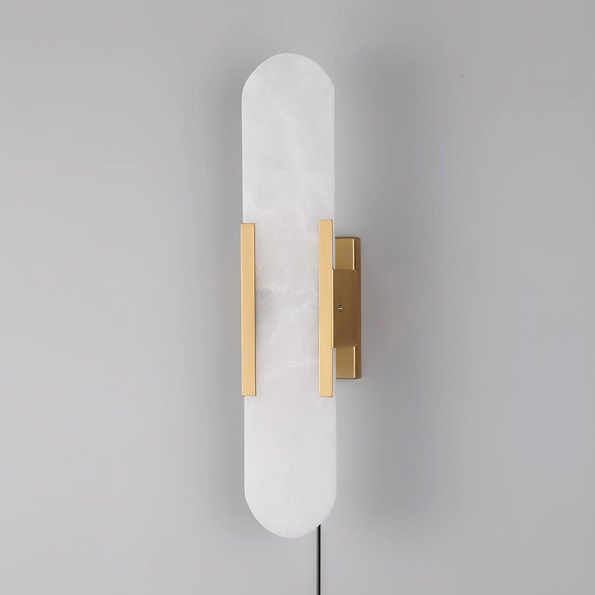 Bano Oblong albasten wandlamp met stekker