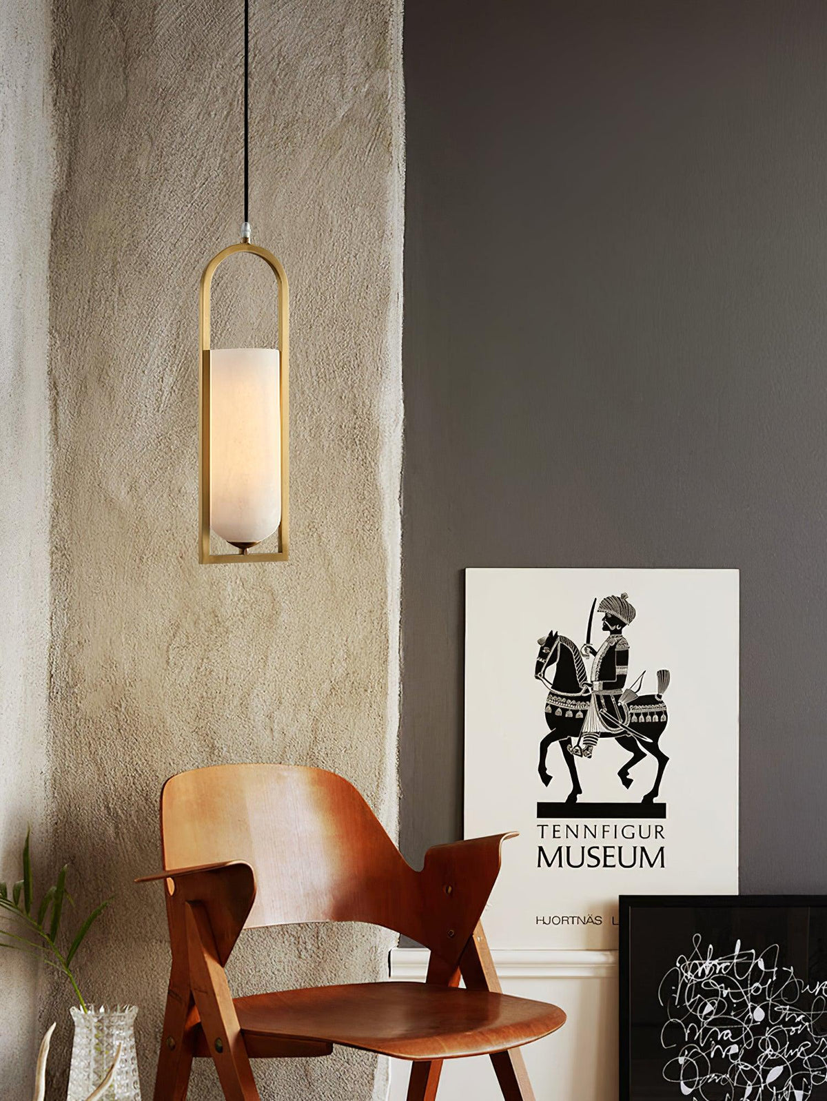 Svala Arch hanglamp met albast