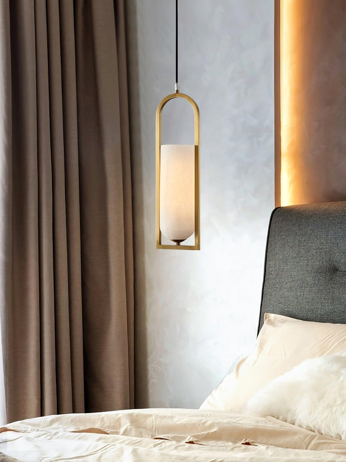 Svala Arch hanglamp met albast