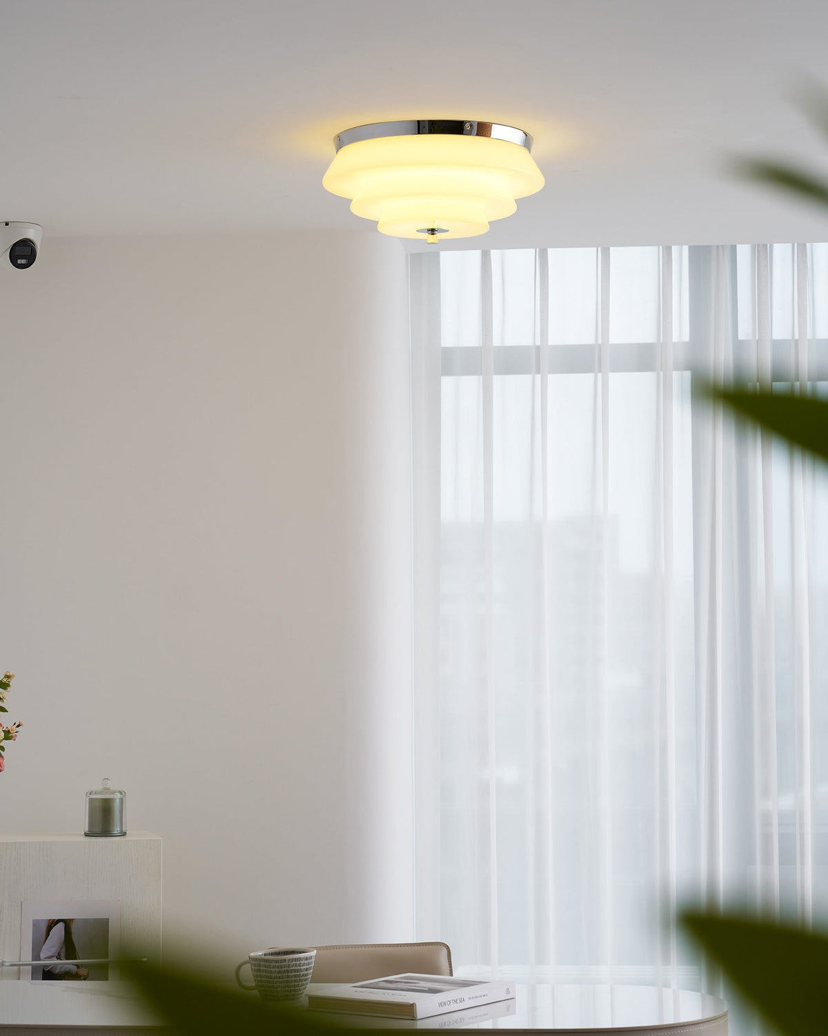 Eirenia plafondlamp met glas