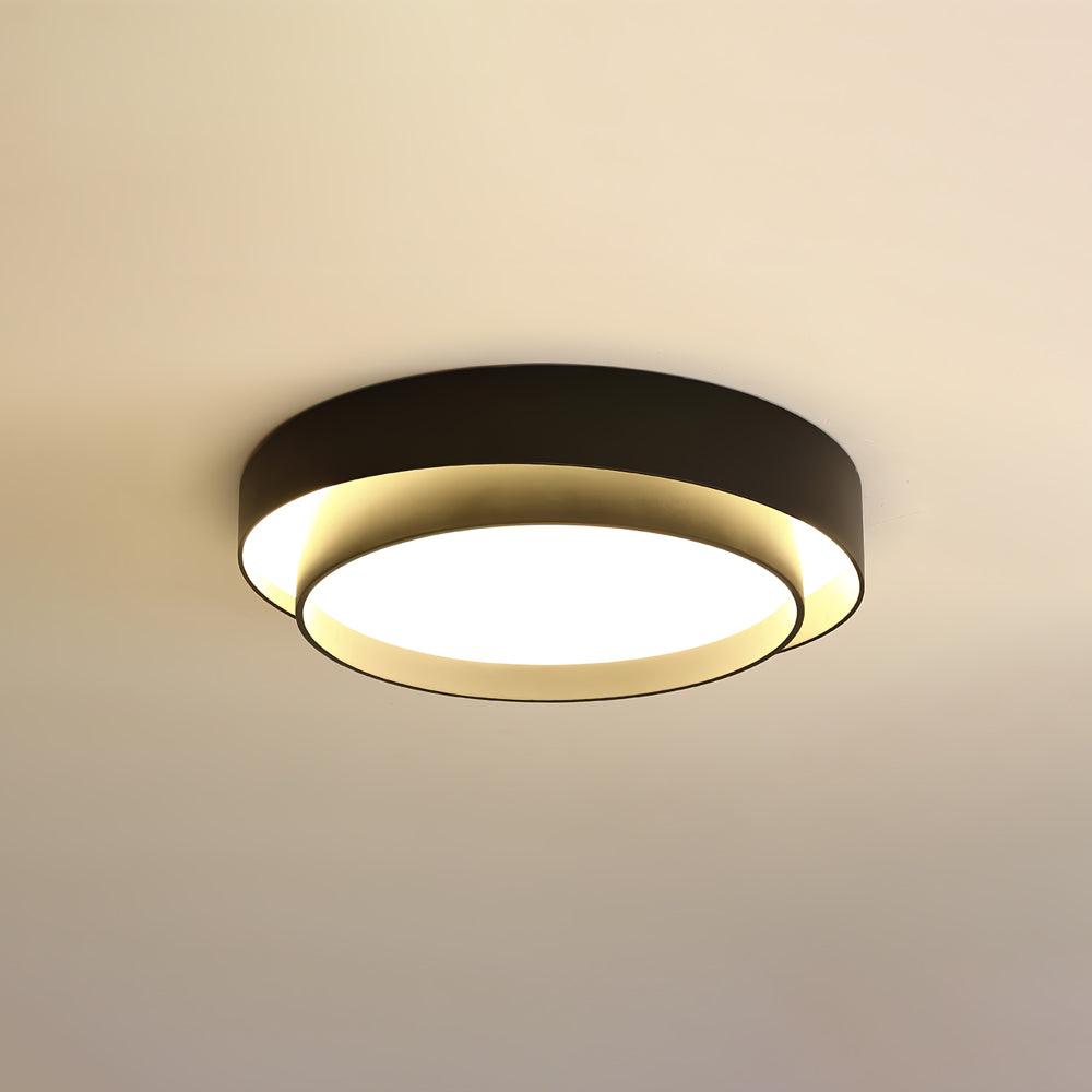 Velaline plafondlamp dubbele lagen moderne cilinder