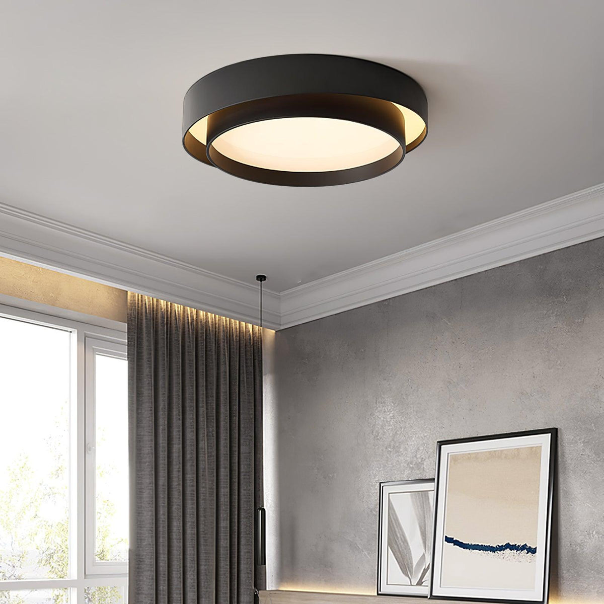 Velaline plafondlamp dubbele lagen moderne cilinder