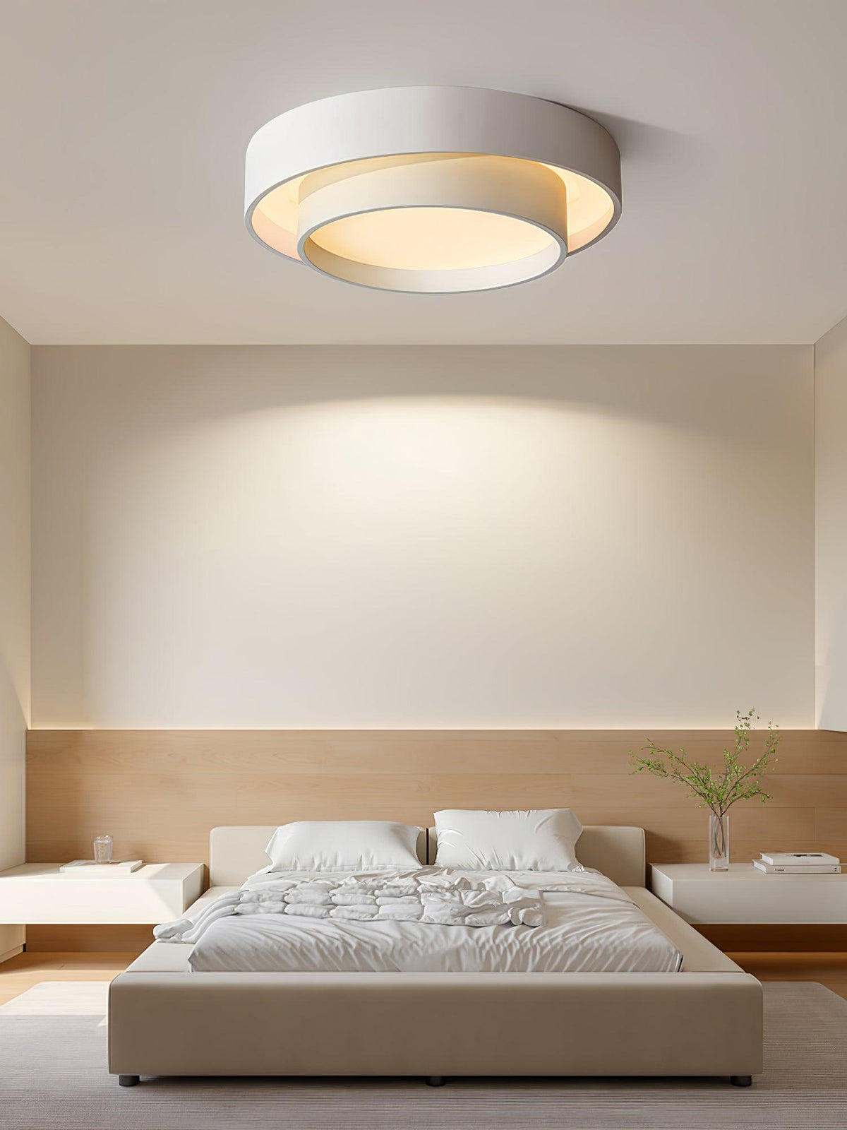 Velaline plafondlamp dubbele lagen moderne cilinder