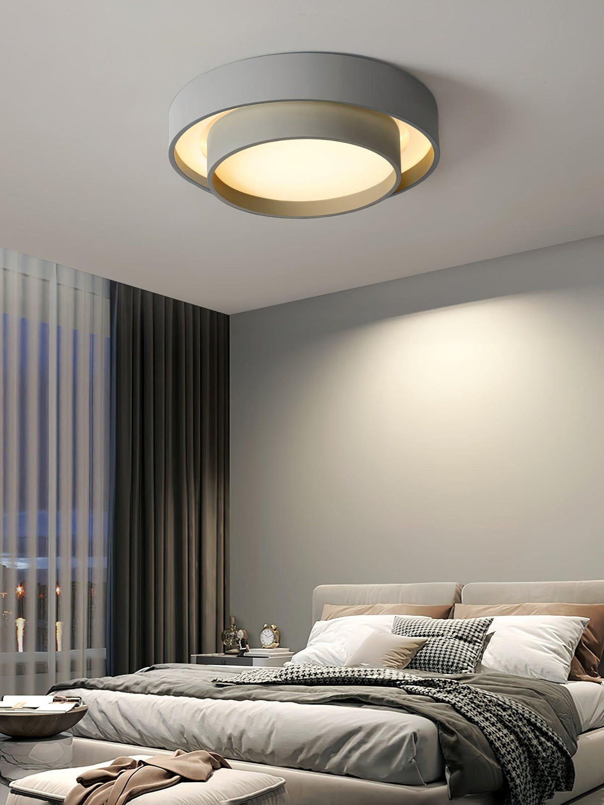 Velaline plafondlamp dubbele lagen moderne cilinder