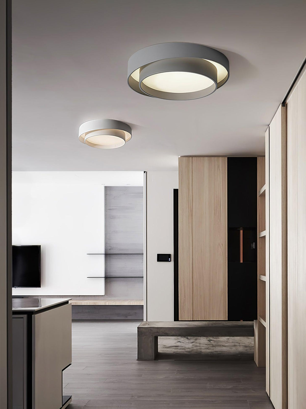 Velaline plafondlamp dubbele lagen moderne cilinder