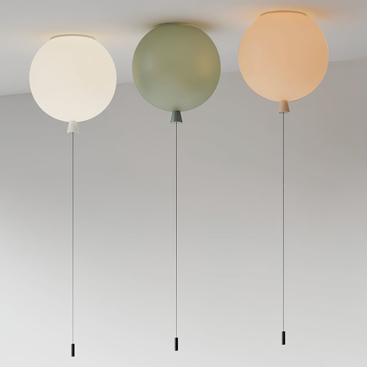 Elaron hanglamp ballonvorm speels