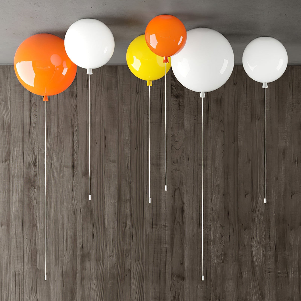 Elaron hanglamp ballonvorm speels
