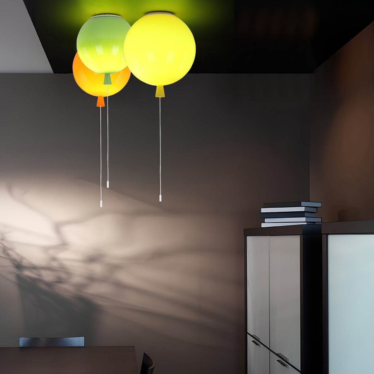 Elaron hanglamp ballonvorm speels