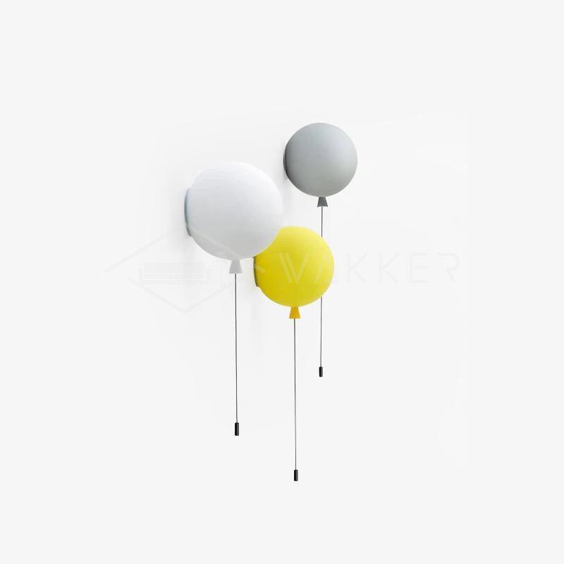 Kiri Vrolijk Dromerige ballonnen Kunststof Wandlamp