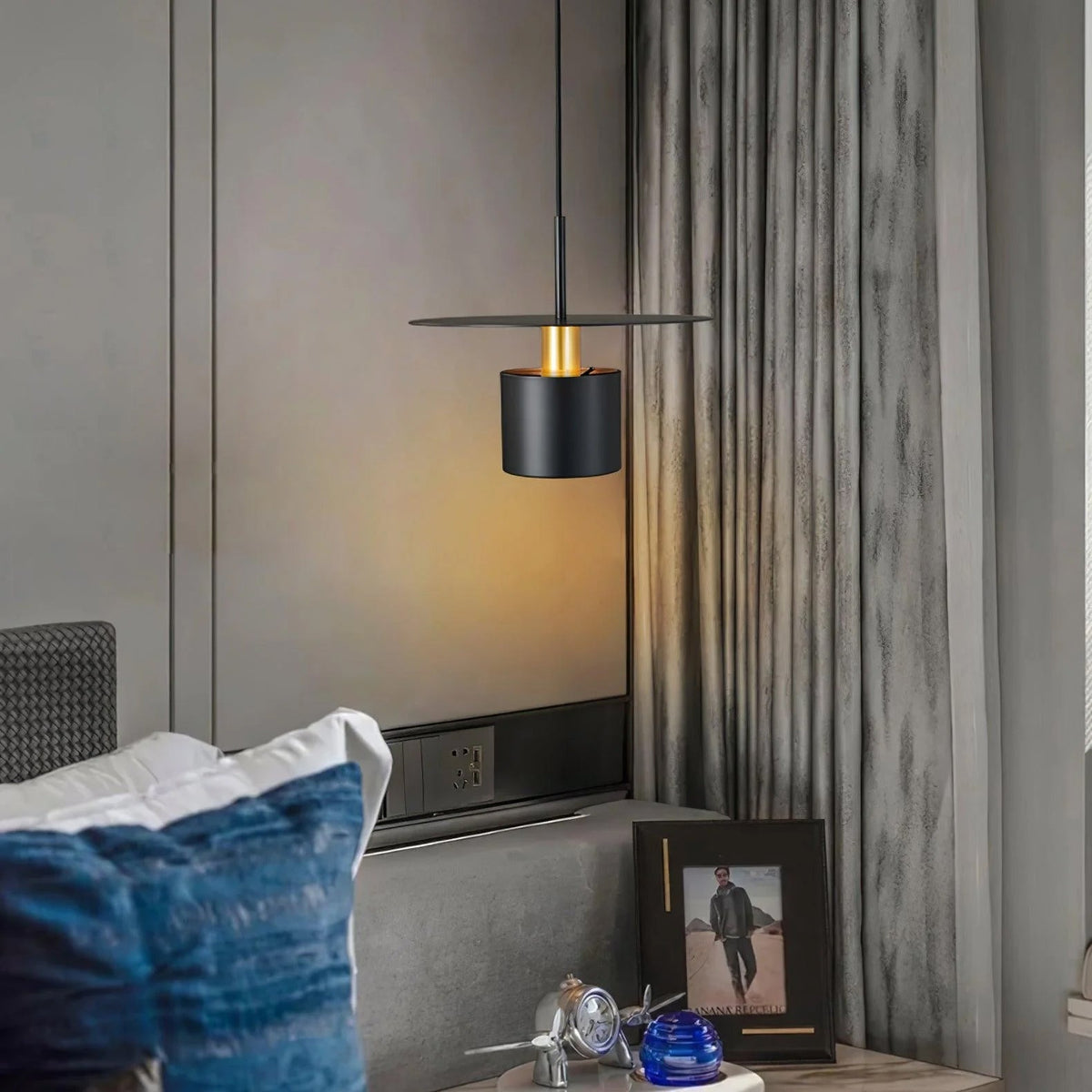 Erixy hanglamp Cilinder Schijf Industrieel