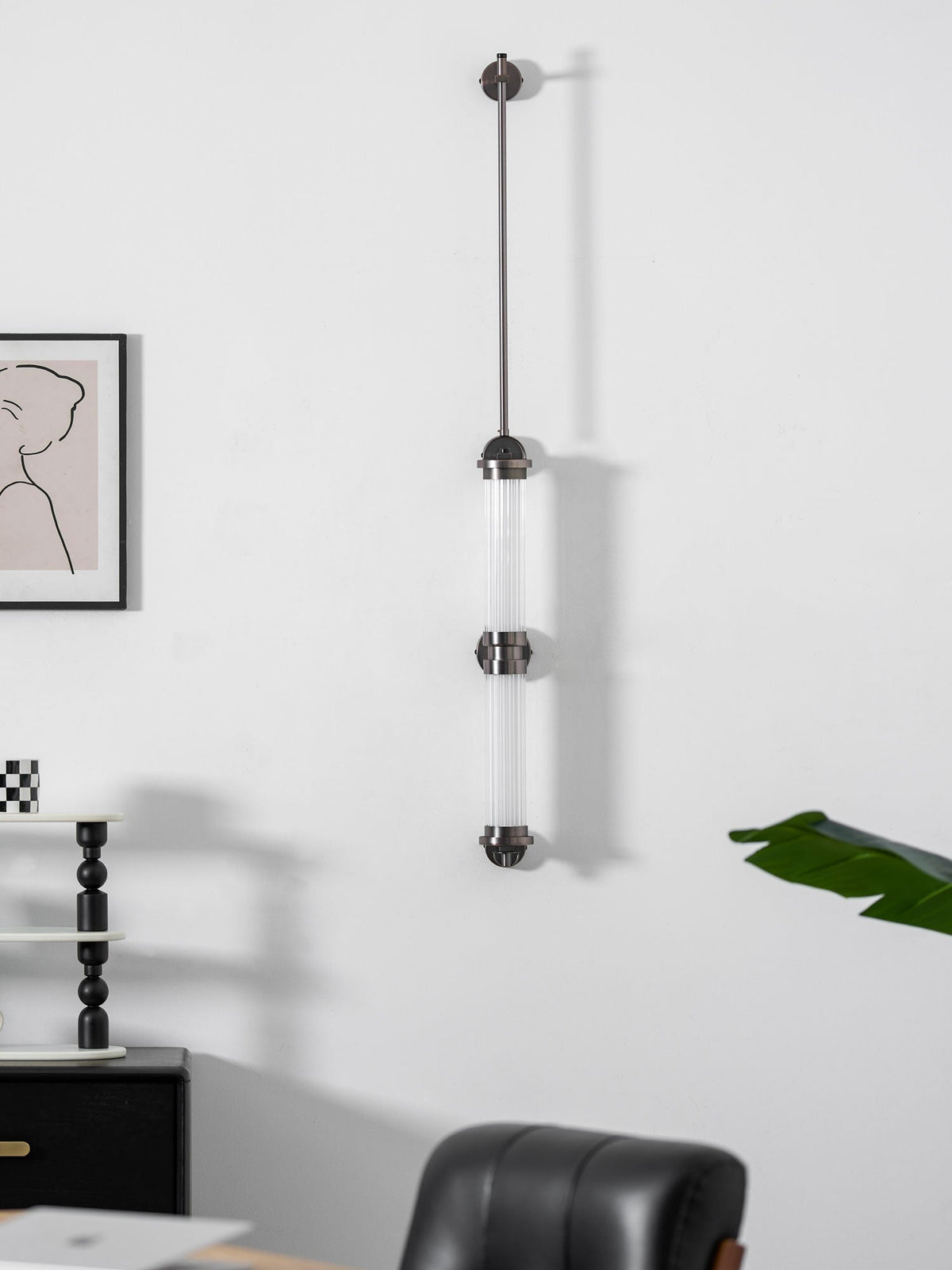 Eirirella Premium Noordse kunst verticale glazen wandlamp