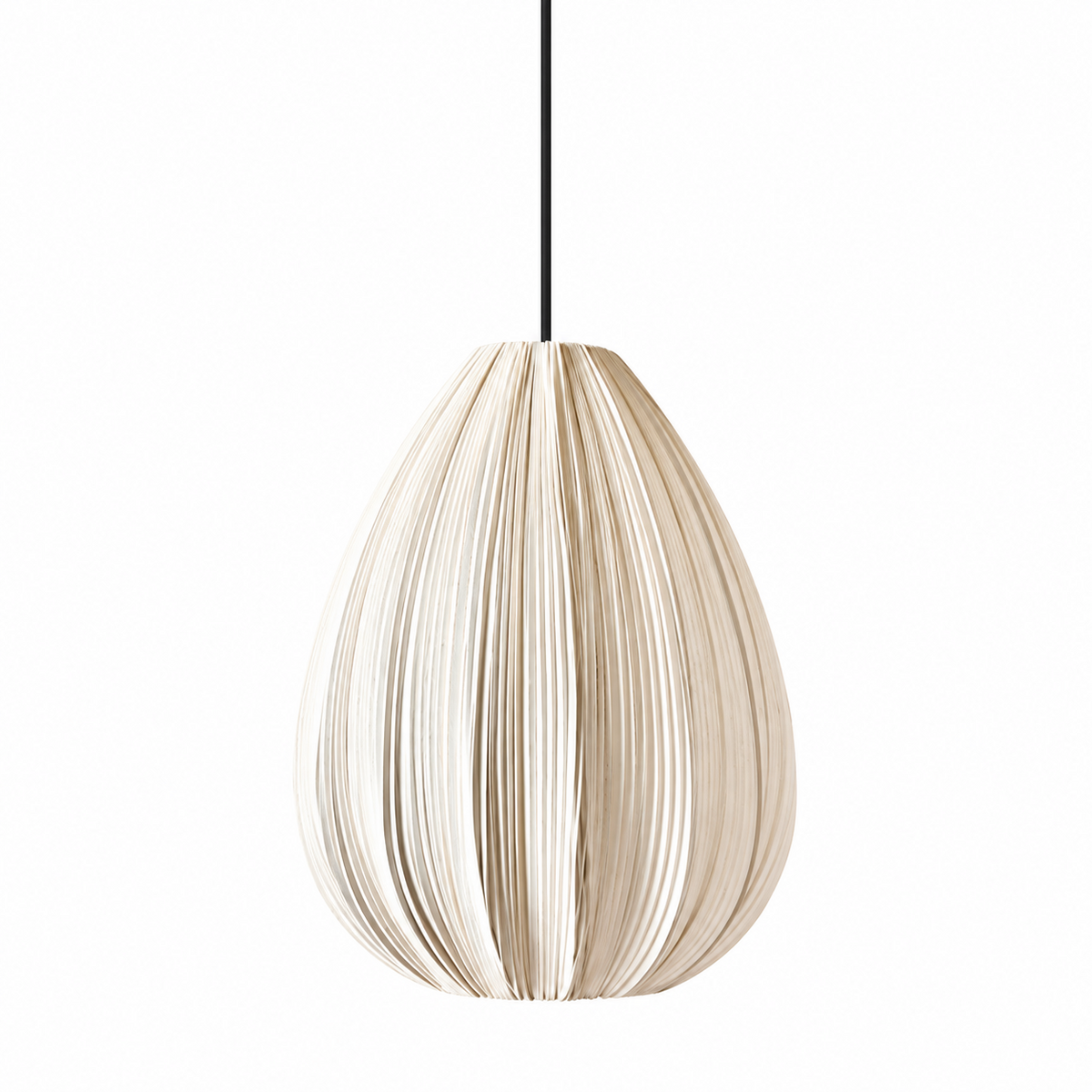 Casterwyn hanglamp met plooien van stof